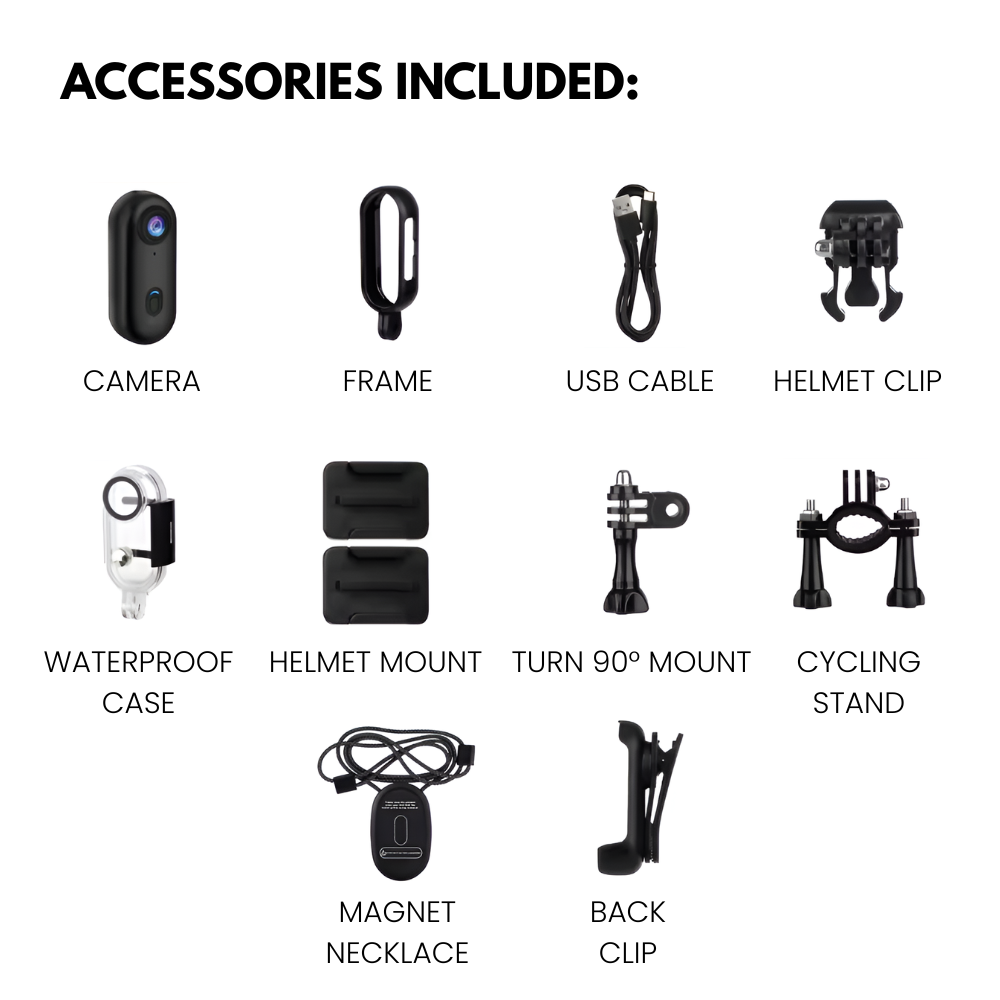 QuadView™ - 4K Thumb Action Camera